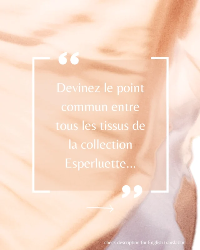 Chez &Alaure, on privilégie les stocks dormants !
Et je suis très heureuse d'avoir pu élaborer la collection Esperluette en utilisant uniquement des tissus issus de stocks dormants. Soit achetés pour la collection ou issus des stocks dormants &Alaure formés par les précédentes collections.

Les stocks dormants sont des tissus non utilisés, accumulés chez les fabricants de tissus ou de vêtements. C'est un moyen efficace de contribuer à limiter le gaspillage, tout en accédant à des tissus de qualité à un coût plus abordable.
C’est un choix engagé, pour une mode responsable et créative.

````````````````
At &Alaure, we prioritize deadstock!
And I am very happy that I was able to create the Esperluette collection using only deadstock fabrics. Either purchased for the collection or from &Alaure's own deadstock formed from previous collections.

Deadstocks  are unused fabrics, piled in the warehouses of fabrics and clothes manufacturers. It is an efficient means of contributing to waste reduction, while acessing quality fabrics at a more affordable cost.
It is a committed choice for a responsible and creative fashion.

````````````````
#etalaure #insulaireetsolaire #stocksdormants #stockdormant #moderesponsable #madeinmartinique #slowfashion  #whatsinmyclothes #deadstock